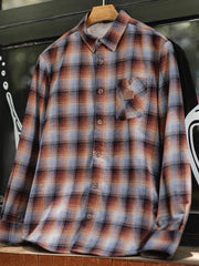 ヘビーフランネル チェックシャツジャケット ボアライニング仕様