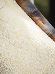 ヘビーフランネル チェックシャツジャケット ボアライニング仕様