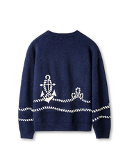 AGE OF NAVIGATION ダブルロープ クルーネックニット